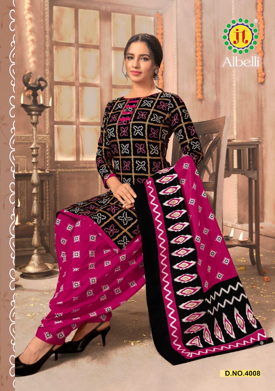 Jt Albelli 4 Daily Wear Wholesale Dress Material Collection